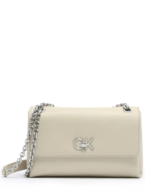 Crossbody Bag Re-lock Recycled Polyester Calvin klein jeans Beige re-lock K610749