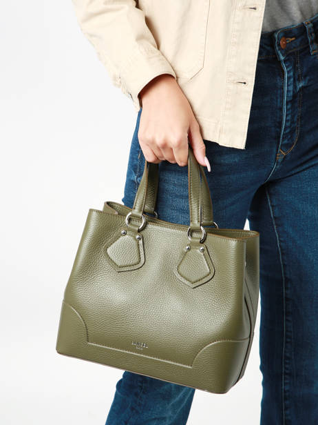 Sac à Main S Néo Izy Cuir Lancel Vert neo izy A12133 vue secondaire 1