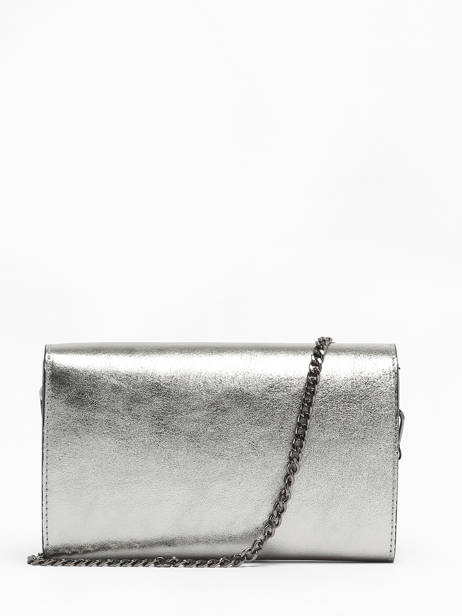 Sac Bandoulière Nine Cuir Milano Argent nine NI23064N vue secondaire 4