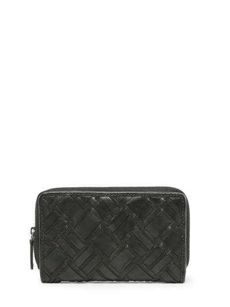 Wallet Leather Biba Black heritage MUY4L