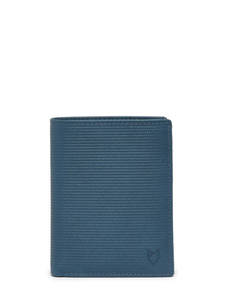 Leather Michelin Wallet Yves renard Blue michelin 17419