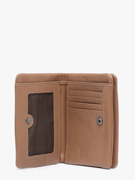 Portefeuille Cuir Biba Marron wallet SFM4L vue secondaire 1