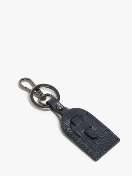 Leather Caviar Key Chain Milano Blue caviar CA23119 other view 1