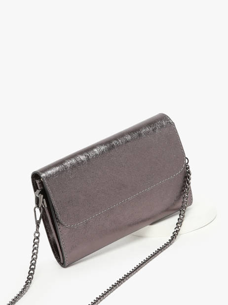 Crossbody Bag Nine Leather Milano Gray nine NI23064N other view 2