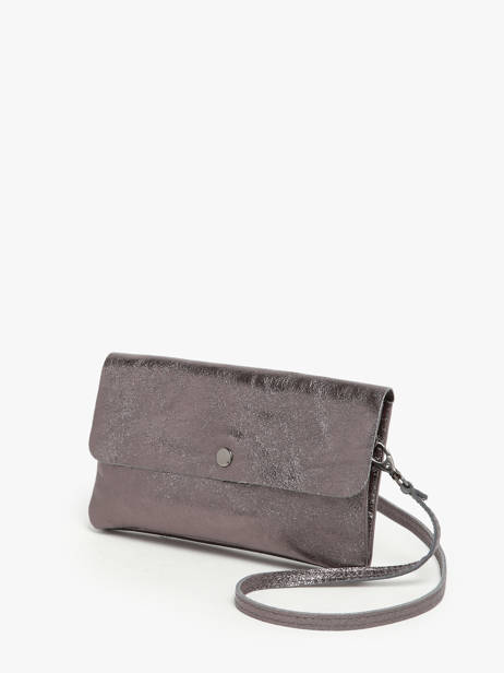 Crossbody Bag Nine Leather Milano Gray nine NI23067 other view 2