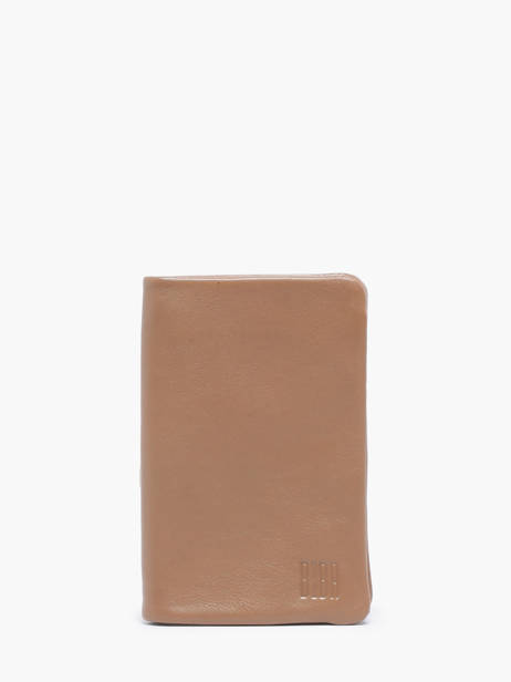 Portefeuille Cuir Biba Marron wallet SFM4L