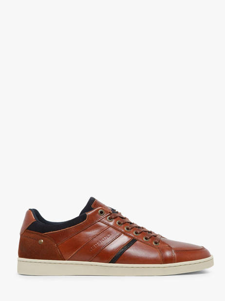 Sneakers En Cuir Redskins Marron men IXIA