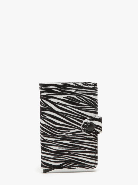 Leather Zebra Mini Wallet Secrid Black zebra MZE