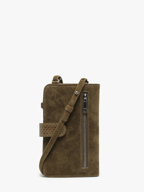 Étui Téléphone New Zack Cuir Great by sandie Vert new zack SNA vue secondaire 5