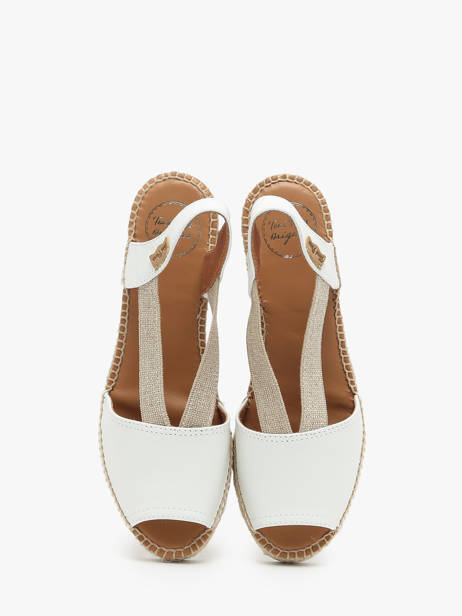 Espadrilles En Cuir Toni pons Blanc women P vue secondaire 2