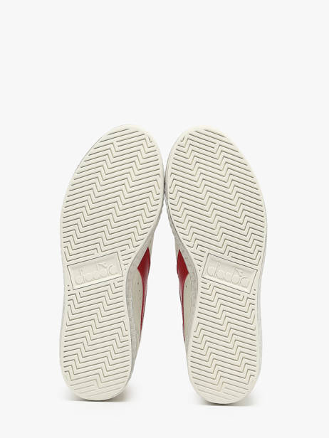 Sneakers Game L Hi Waxed En Cuir Diadora Blanc unisex 178300 vue secondaire 3