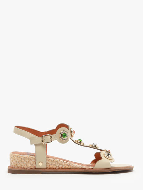 Sandals In Leather Mam'zelle Beige women CSG2Q27