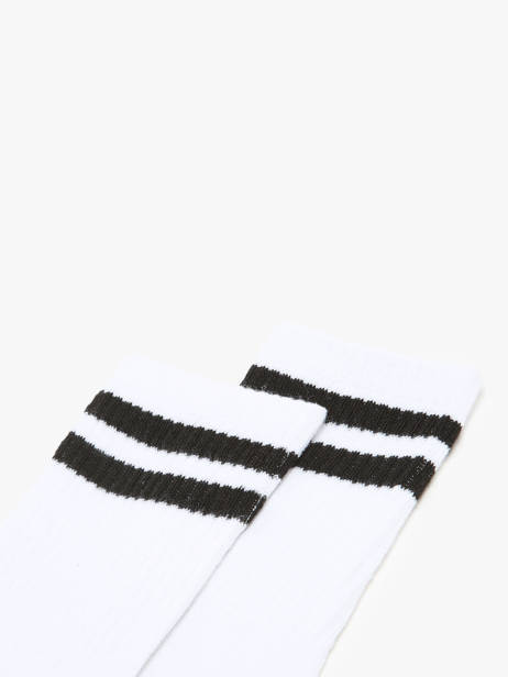 Chaussettes Pieces Blanc socks women 17109883 vue secondaire 1