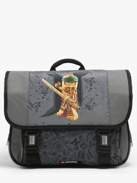 2-compartment Satchel Lego Gray ninjago gold 21