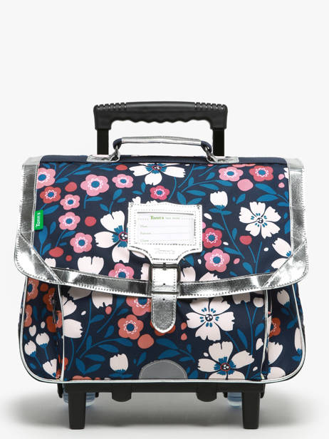 2-compartment Wheeled Satchel Tann's Multicolor les fantaisies f 42262