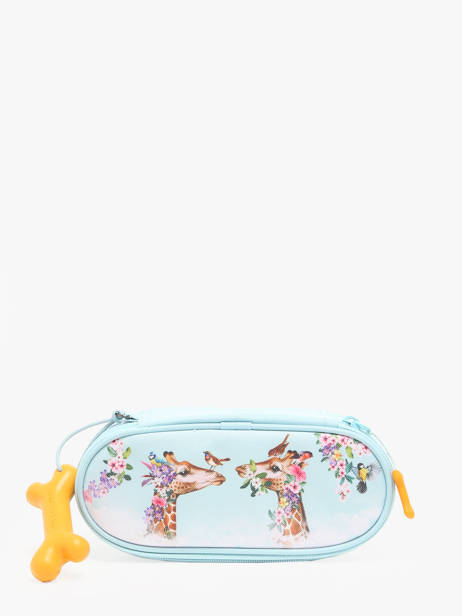 Trousse 1 Compartiment Oak Stones and bones Bleu girls G