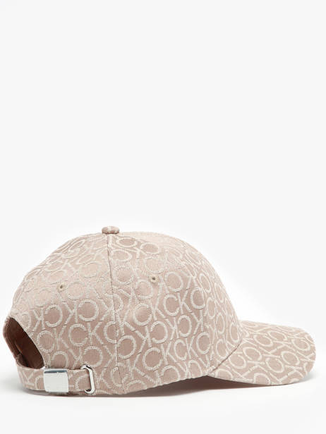 Cap Calvin klein jeans Beige monogram jacquard K612032 other view 2