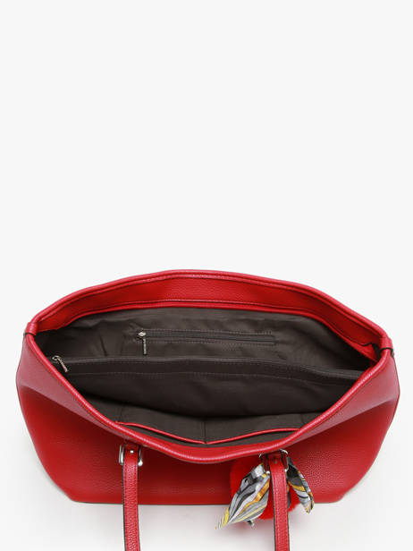 A4 Size  Shoulder Bag Grained Miniprix Red grained 1 other view 2