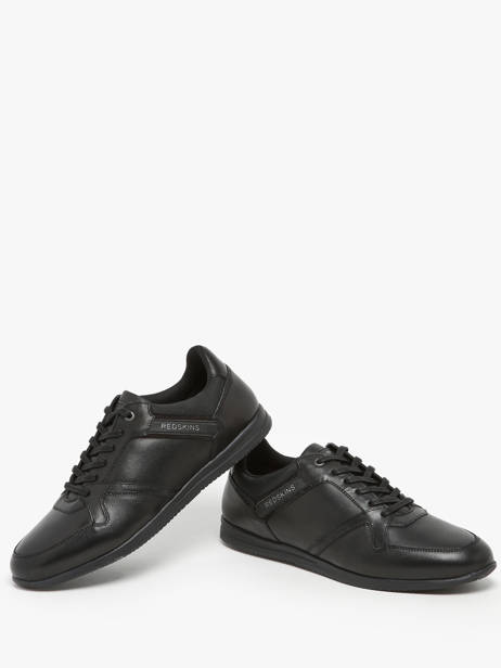 Sneakers Aimabli In Leather Redskins Black men AIMABLI other view 2