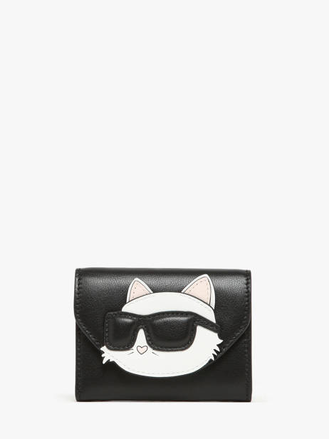 Wallet Leather Karl lagerfeld Black k ikonic 2.0 245W3215