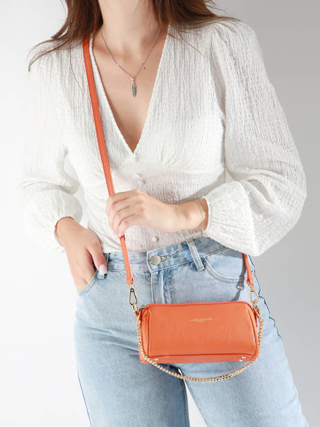 Shoulder Bag Milano Ana Leather Lancaster Orange milano ana 100 other view 1