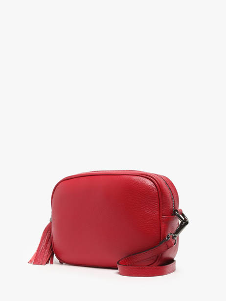 Crossbody Bag Caviar Leather Milano Red caviar CA2006N other view 2