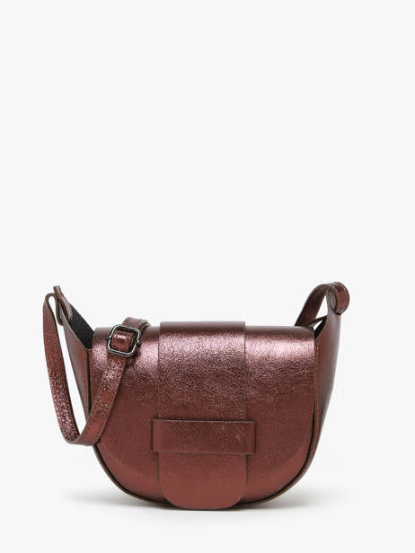 Sac Bandoulière Nine Cuir Milano Marron nine NI24064