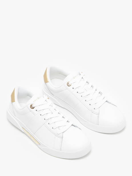 Sneakers En Cuir Tommy hilfiger Blanc women 7998YBS vue secondaire 2