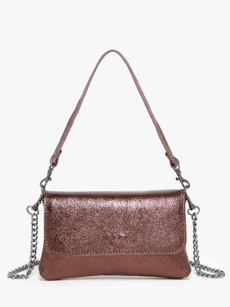 Sac Bandoulière Nine Cuir Milano Marron nine NI24063