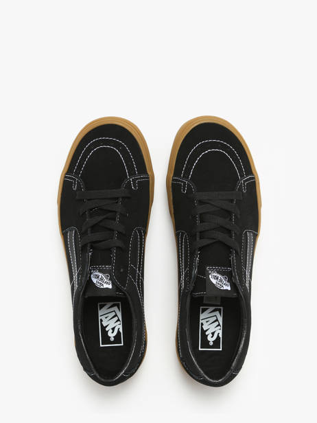 Sneakers Sk8-low In Leather Vans Black unisex 9QRCJJ other view 3