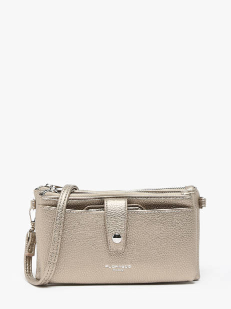 Crossbody Bag With Card Holder Grained Miniprix Gray grained H6020