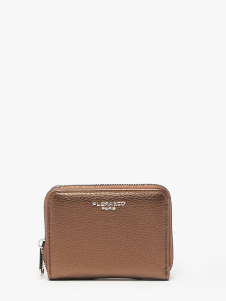 Grained Compact Wallet Miniprix Brown grained K2015