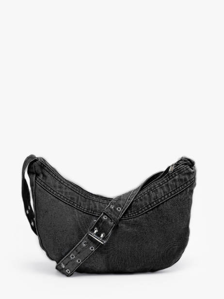 Shoulder Bag Denim Cotton Miniprix Black denim 96 other view 3