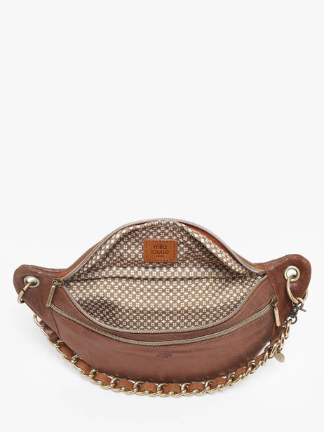 Sac Banane Mila louise Marron vintage 23689X vue secondaire 3