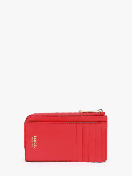 Porte-cartes Angèle Cuir Lancel Rouge angele A13158 vue secondaire 2