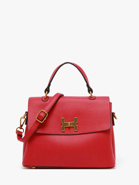 Sac Bandoulière Grained Miniprix Rouge grained DQ8688