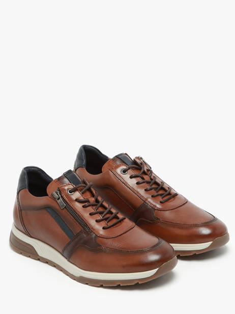 Sneakers Louis In Leather Fluchos Brown men F1600 other view 1