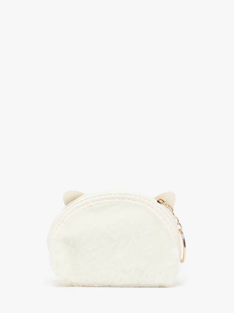 Coin Purse Miniprix White fur 78PM09 other view 2