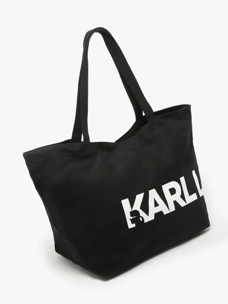 Shopping Bag K Essential Cotton Karl lagerfeld Black k essential 246W3886 other view 2