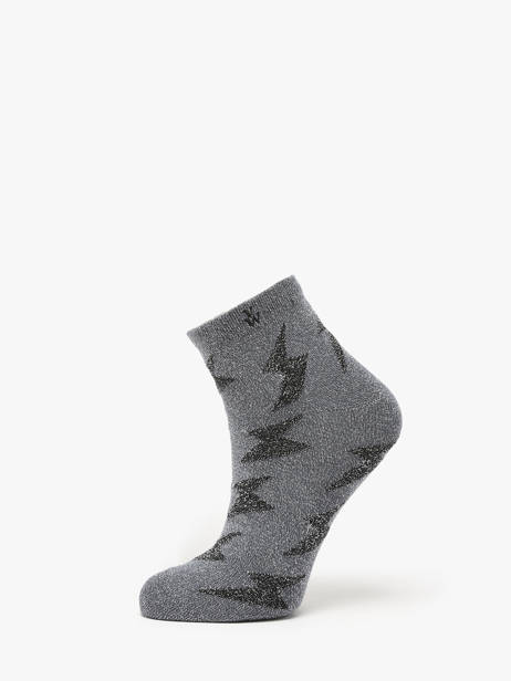 Socks Vanessa wu Gray socks women CH006GR