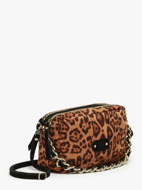 Sac Bandoulière Lp Mila louise Marron lp 23673LP1 vue secondaire 2