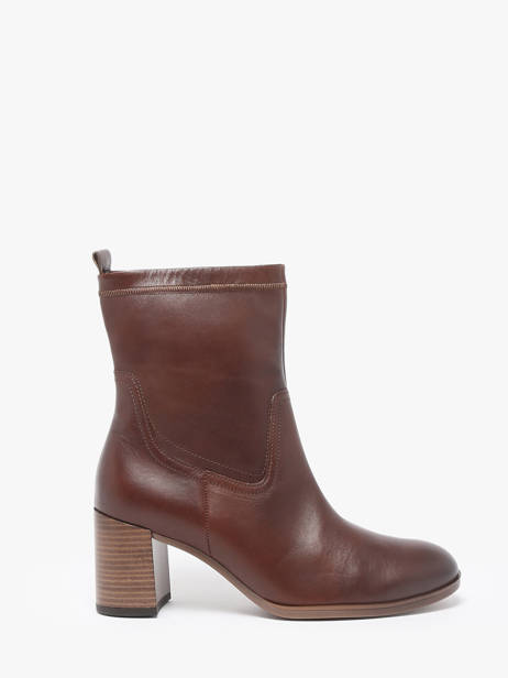 Bottines à Talon En Cuir Gabor Marron women 55