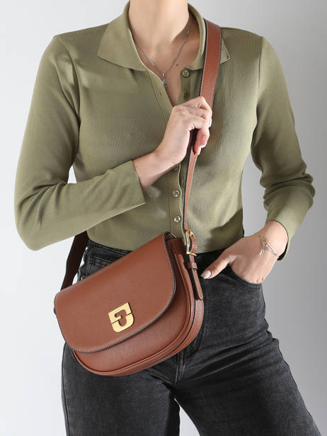 Shoulder Bag Premium Leather Gerard darel Brown premium DAS50424 other view 1