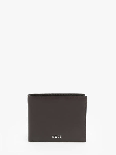 Wallet Leather Hugo boss Brown smooth HLM403Y