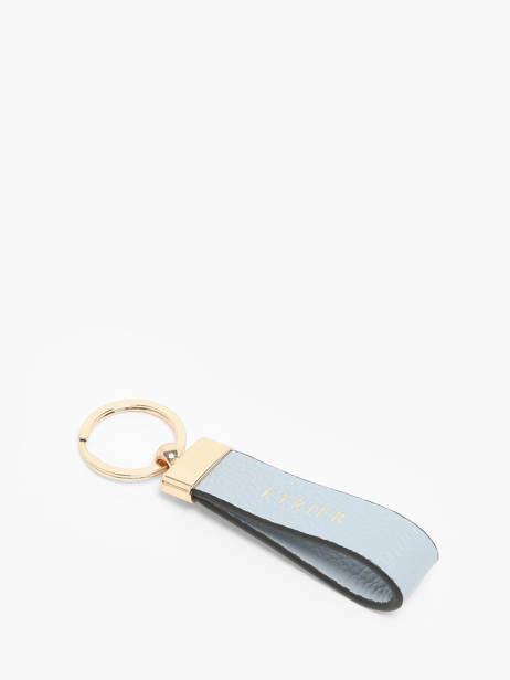 Keychain Tradition Leather Etrier Blue tradition ETRA403M other view 1