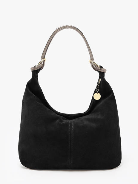 Sac Porté épaule Velvet Milano Noir velvet VE24091 vue secondaire 4