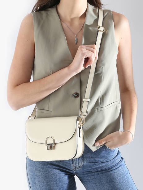 Shoulder Bag Altair Leather Etrier Beige altair EALA081M other view 1