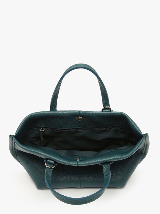 Longchamp Essential cuir Sacs porté main Bleu