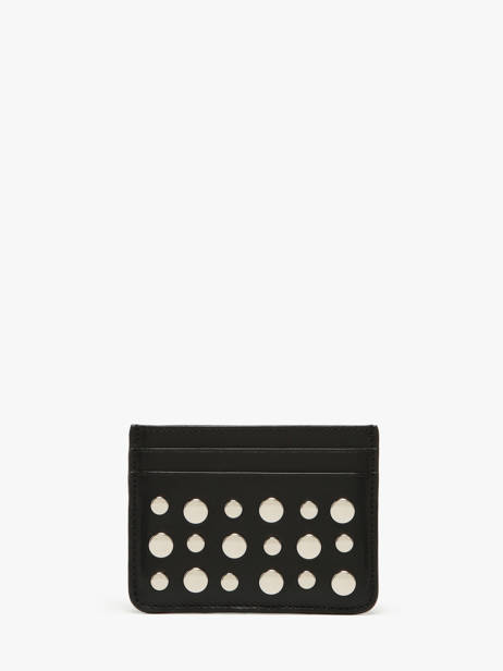 Leather Domino Card Holder Leather And Studs Sonia rykiel Black domino AC52LE14