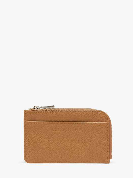 Longchamp Le foulonné Bill case / card case Brown